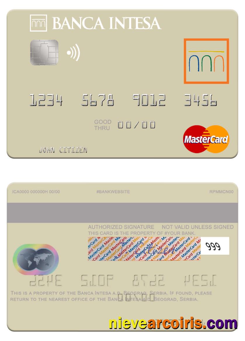 Serbia The Banca Intesa A.d. Beograd Mastercard Preview