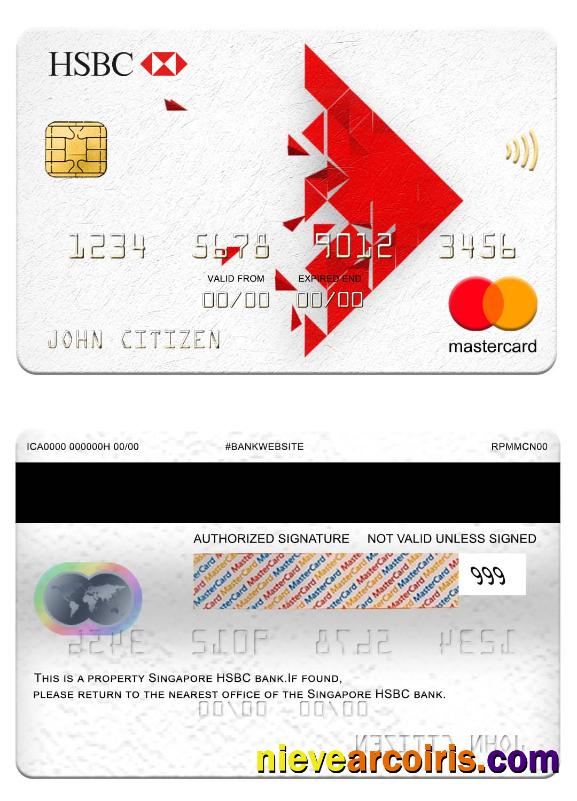 Singapore HSBC Bank Mastercard Photolook