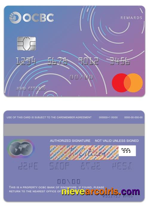 Singapore OCBC Bank Rewards Mastercard Preview