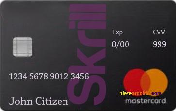 Skrill Mastercard Debit Card Sample