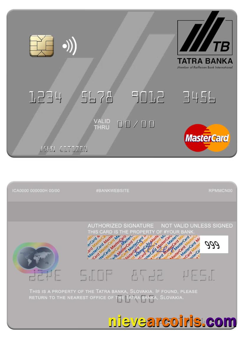 Slovakia Tatra Banka Mastercard Preview