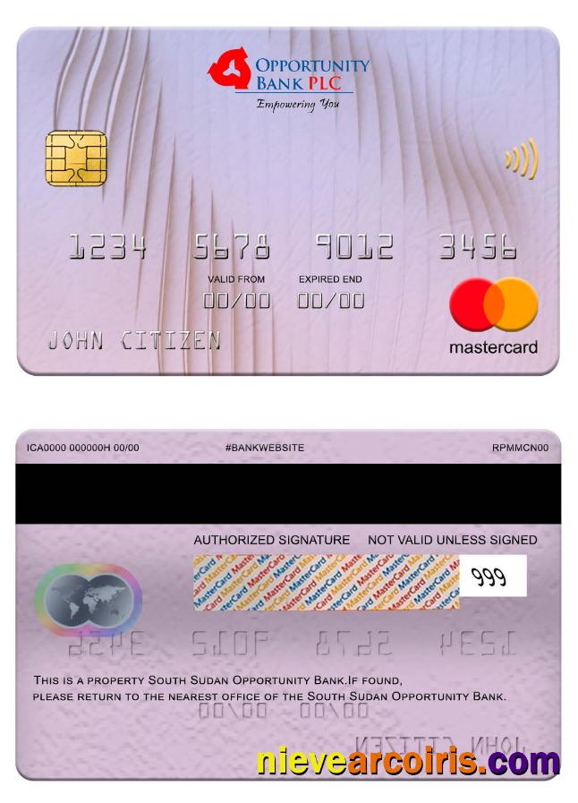 South Sudan Opportunity Bank Mastercard Photolook