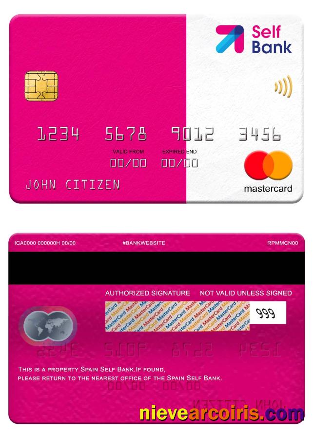Spain Self Bank Mastercard Photolook