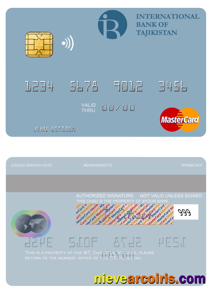 Tajikistan IBT Mastercard Photolook