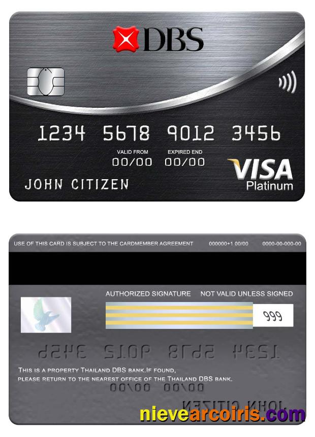 Thailand DBS Bank Platinum Visa Card Preview