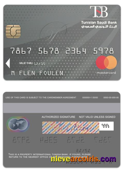 Tunisia International Tunisia Bank Platinum Mastercard Preview