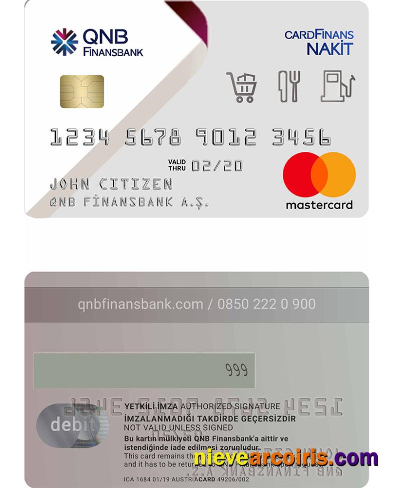 Turkey QNB Finansbank Mastercard Preview