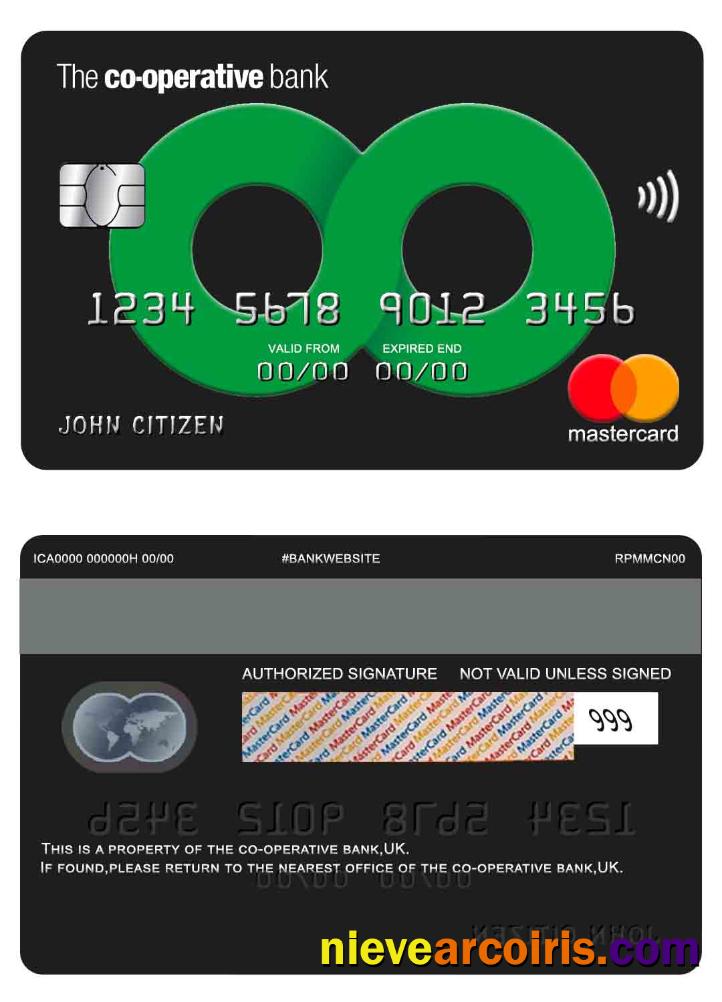 UK The Co Operative Bank Mastercard Preview