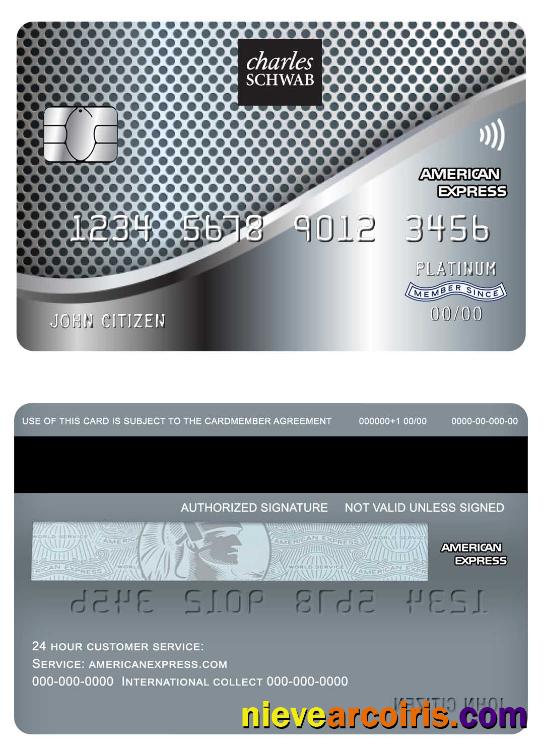 USA Charles Schwab & Co Bank American Express Credit Card Preview