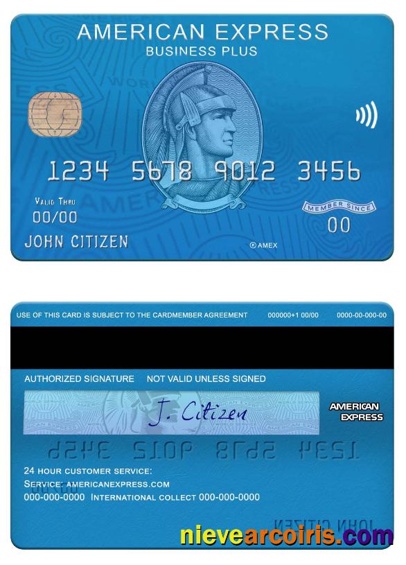 USA Citizens Bank Amex Blue Business Plus Card Photolook