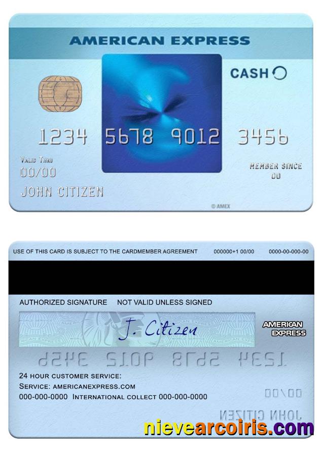USA Commerce Bank Amex Blue Cash Everyday Card Photolook
