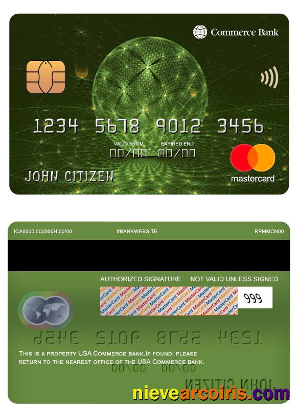 USA Commerce Bank Mastercard Preview