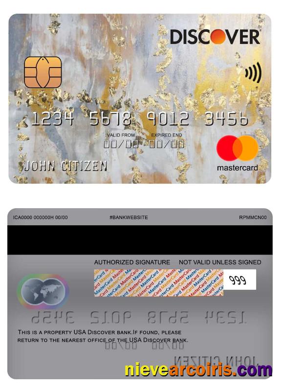 USA Discover Bank Mastercard Preview