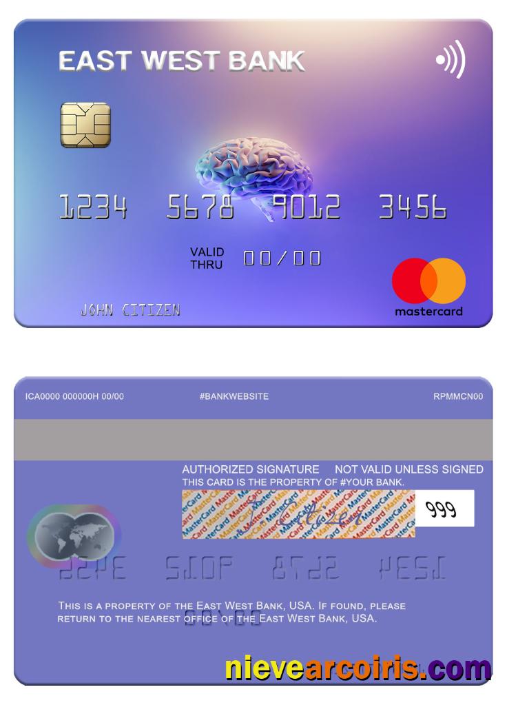 USA East West Bank Mastercard Preview