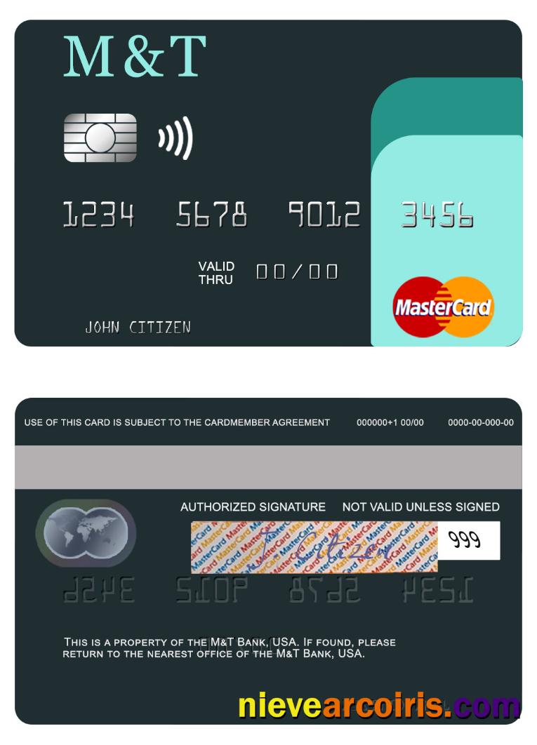 USA M&T Bank Mastercard Preview