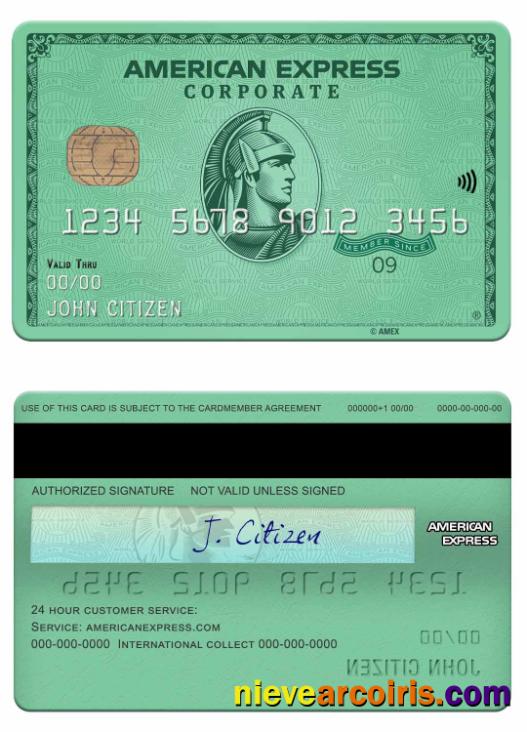 USA Nebraska Five Points Bank Amex Green Card Preview