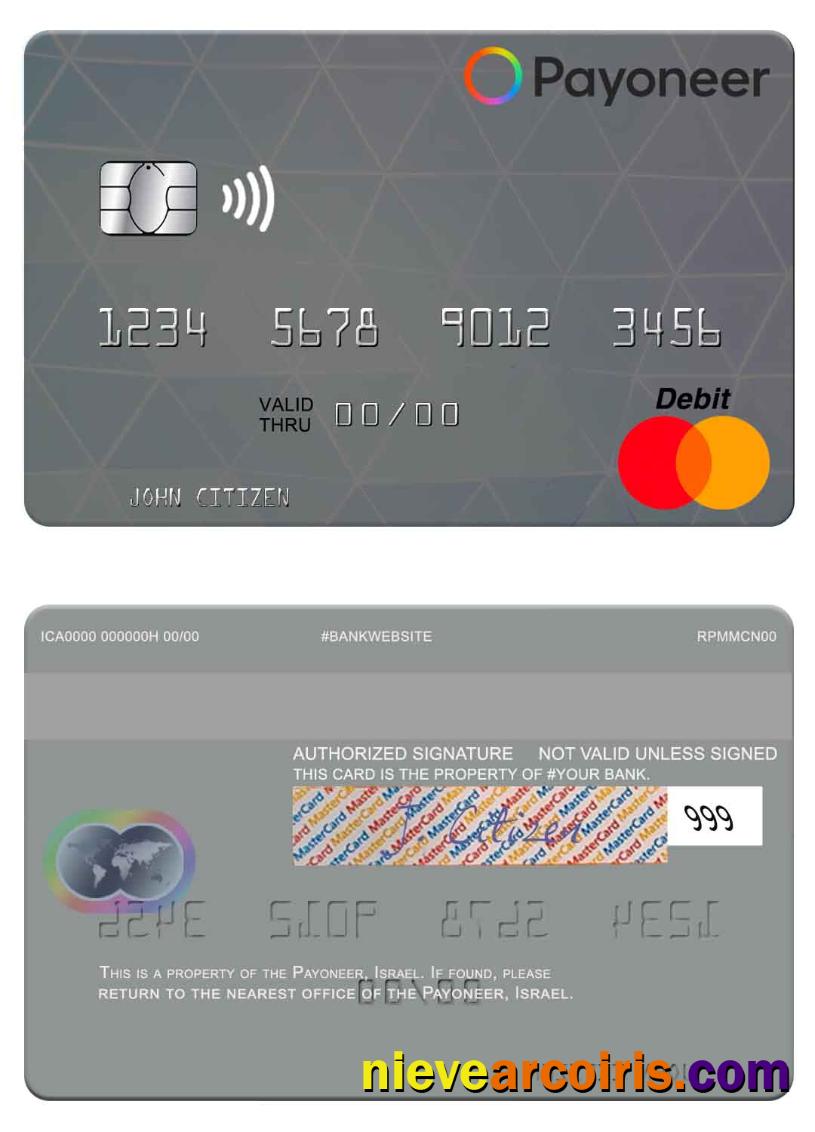 USA Payoneer Mastercard Preview