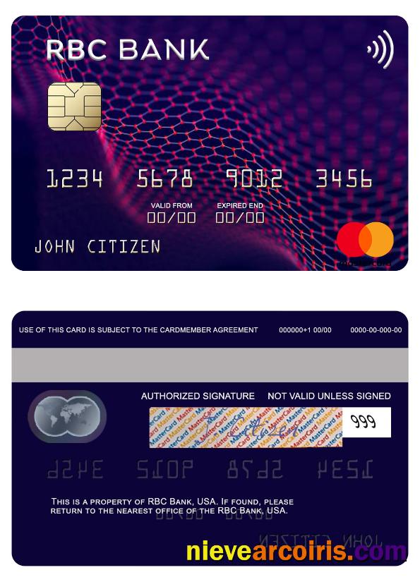 USA RBC Bank Mastercard Photolook