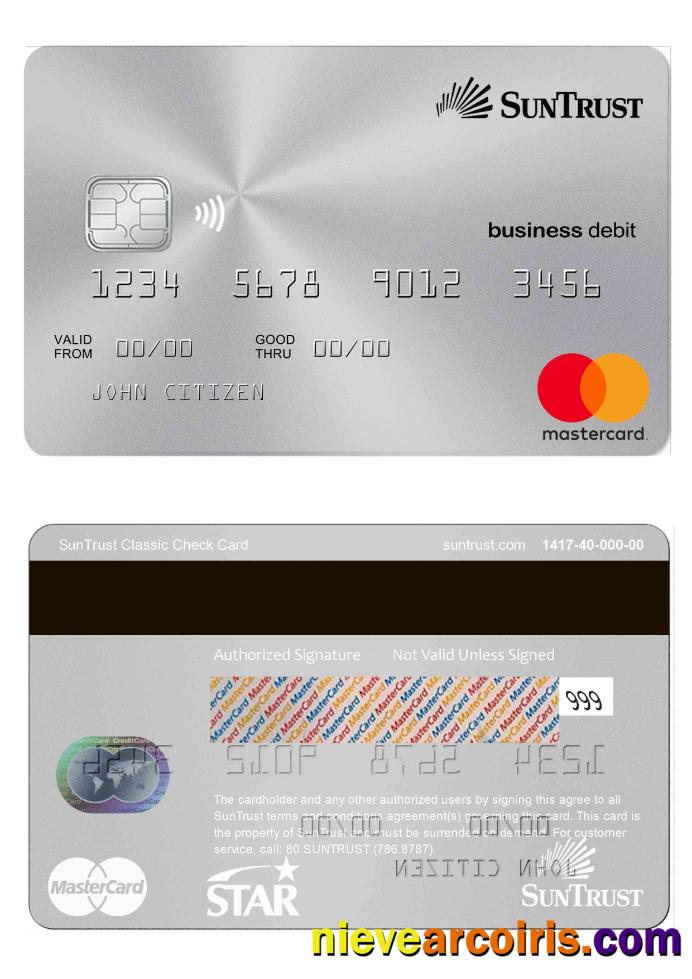USA SunTrust MasterCard Photolook