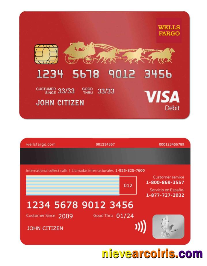 USA WELLS FARGO BANK VISA CARD Preview