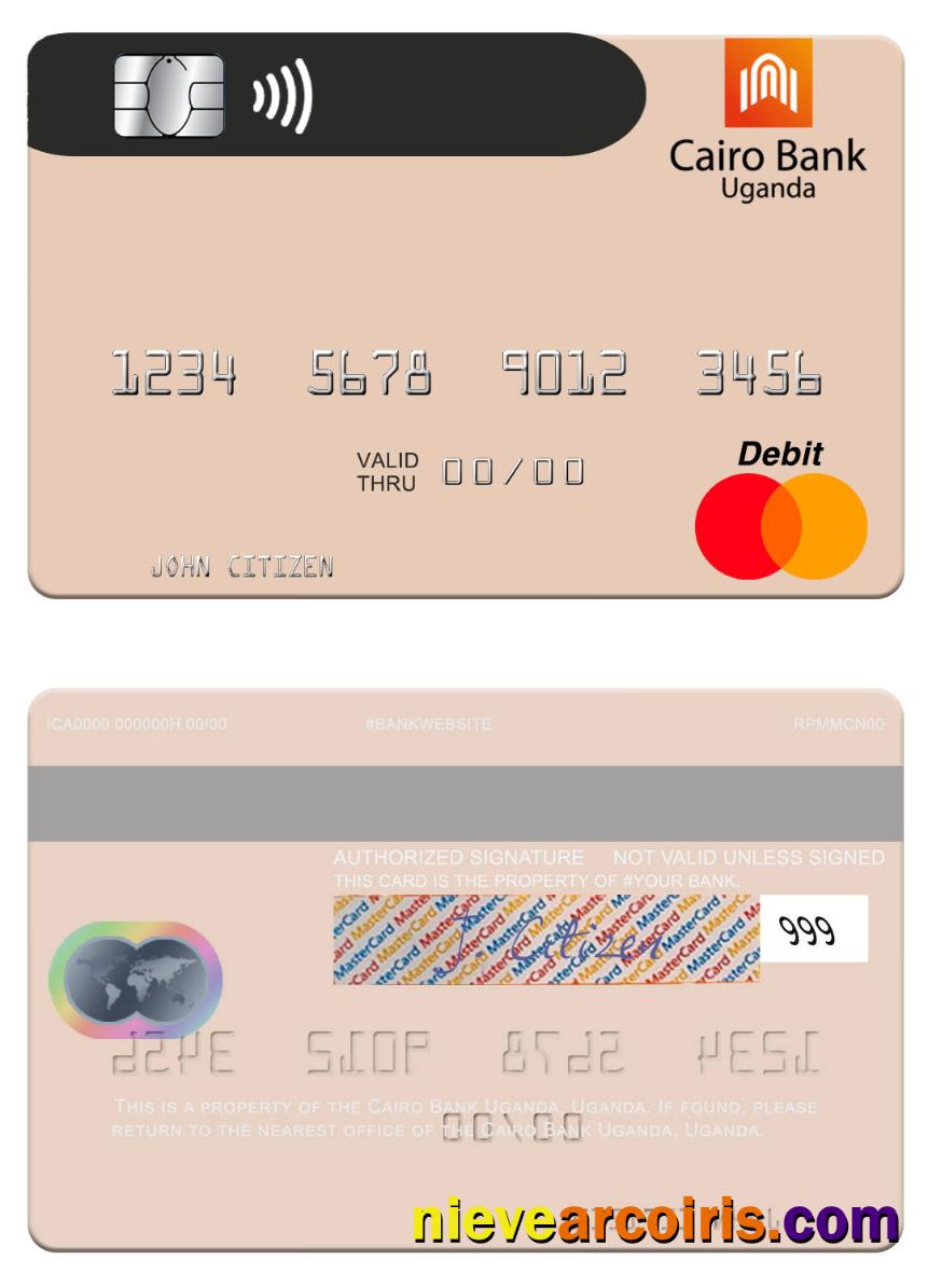 Uganda Cairo Bank Uganda Mastercard Sample