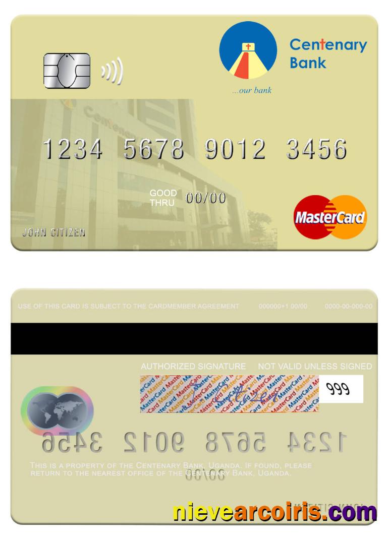 Uganda Centenary Bank Mastercard Preview