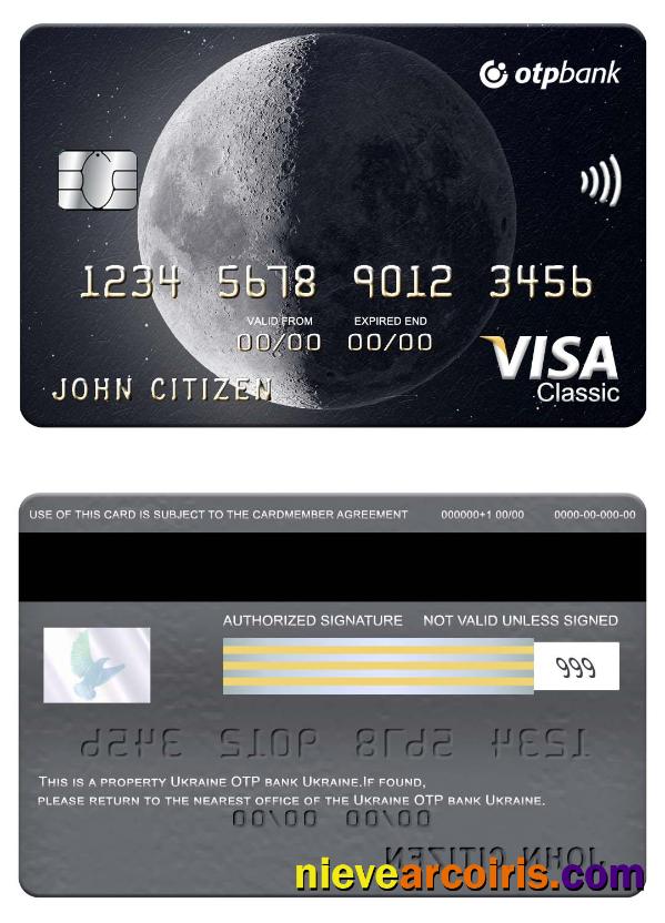 Ukraine OTP Bank Ukraine Visa Classic Card Preview