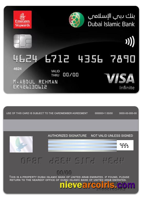 United Arab Emirates Dubai Islamic Bank Emirates Skywards DIB Infinite Preview