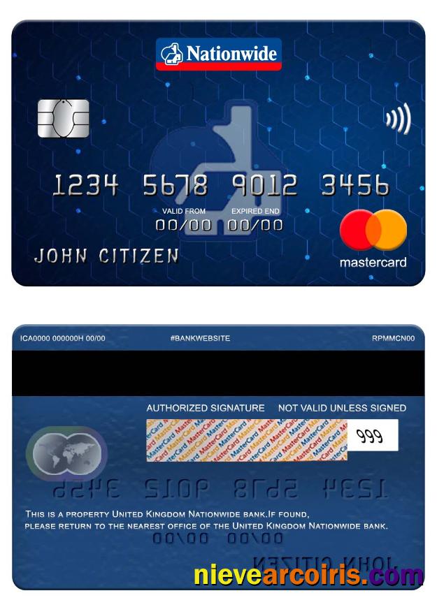United Kingdom Nationwide Bank Mastercard Preview