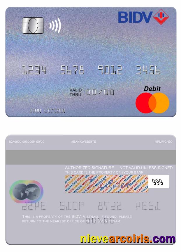 Vietnam BIDV Mastercard Photolook
