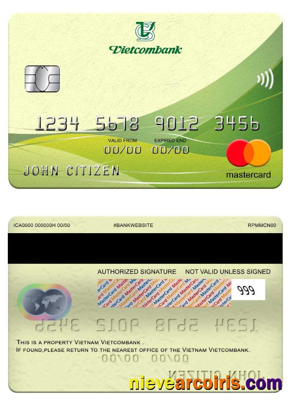 Vietnam Vietcombank Mastercard Photolook