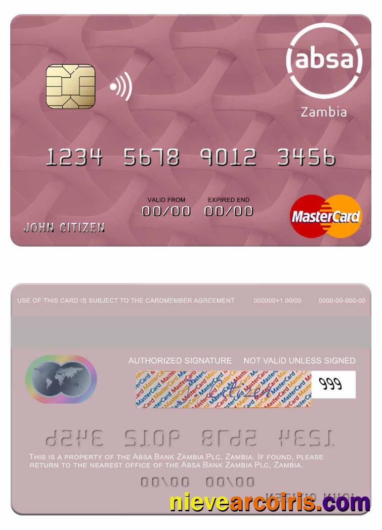 Zambia Absa Bank Zambia Plc Mastercard Preview