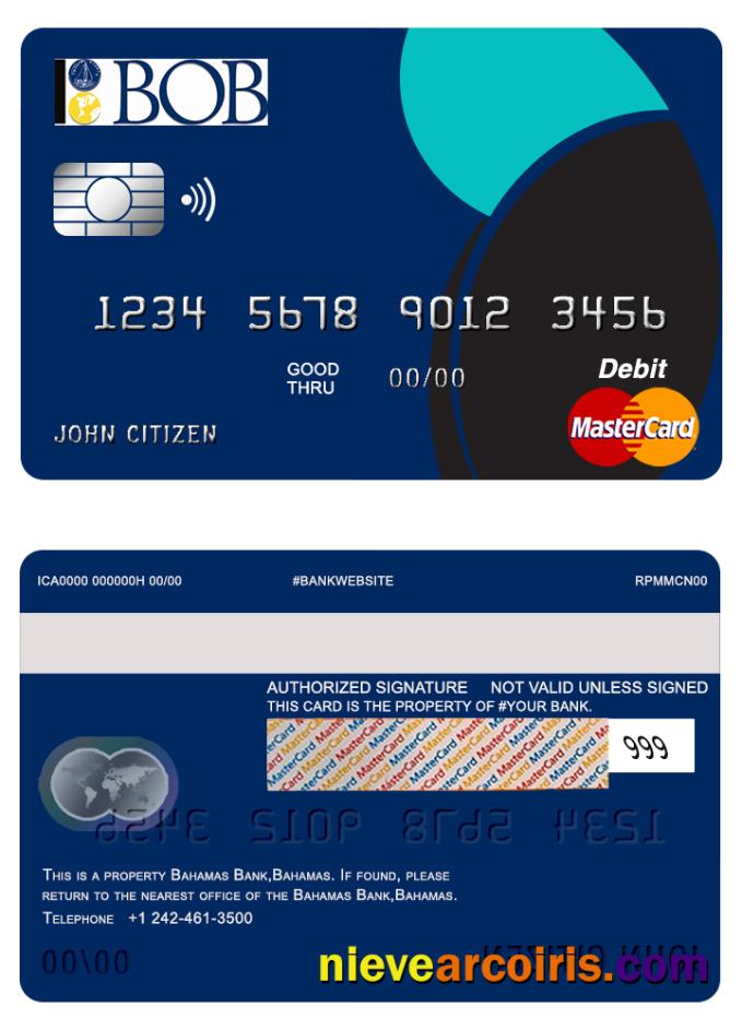 Bahamas Bank Of The Bahamas Master Card Photolook