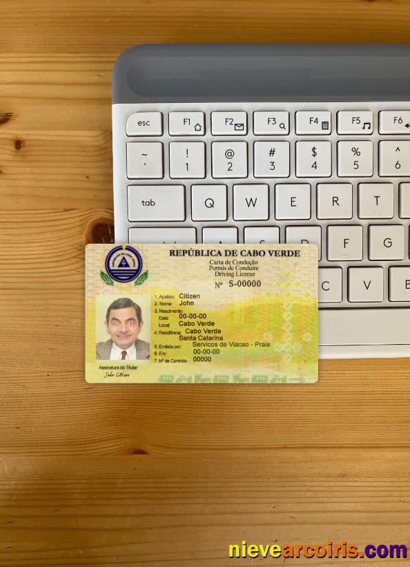 Cabo Verde Driving License Photolook Front Photolook