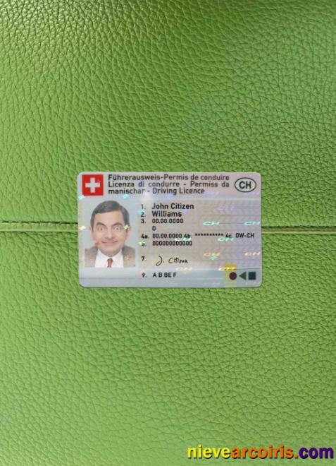 Switzerland DL Photolook FRONT Sample