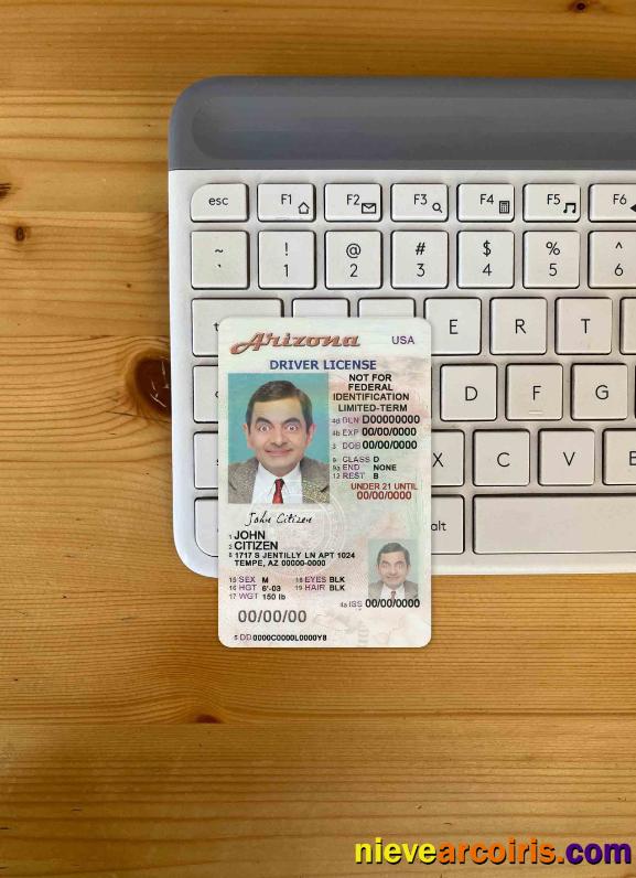 USA Arizona Driving License Under 21 Photolook FRONT Preview