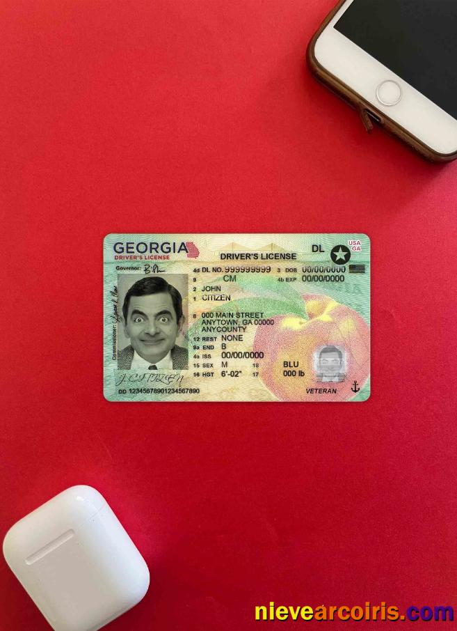 USA Georgia DL (2019 Present) Photolook FRONT Sample