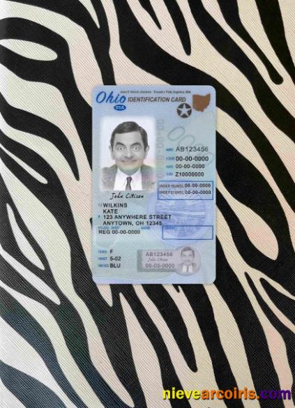 USA Ohio Driving License Under 21 Photolook FRONT Preview