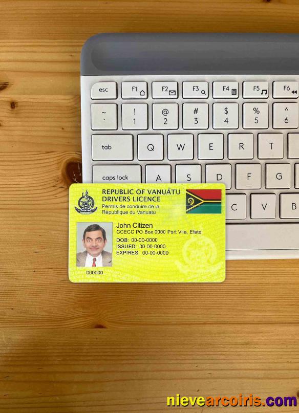 Vanuatu DL Photolook FRONT Template