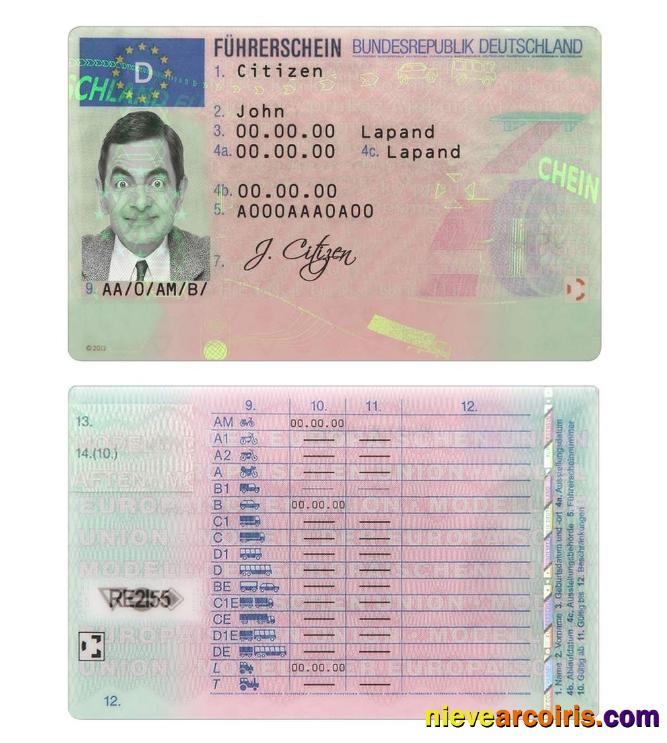 Germany Driving License Photolook