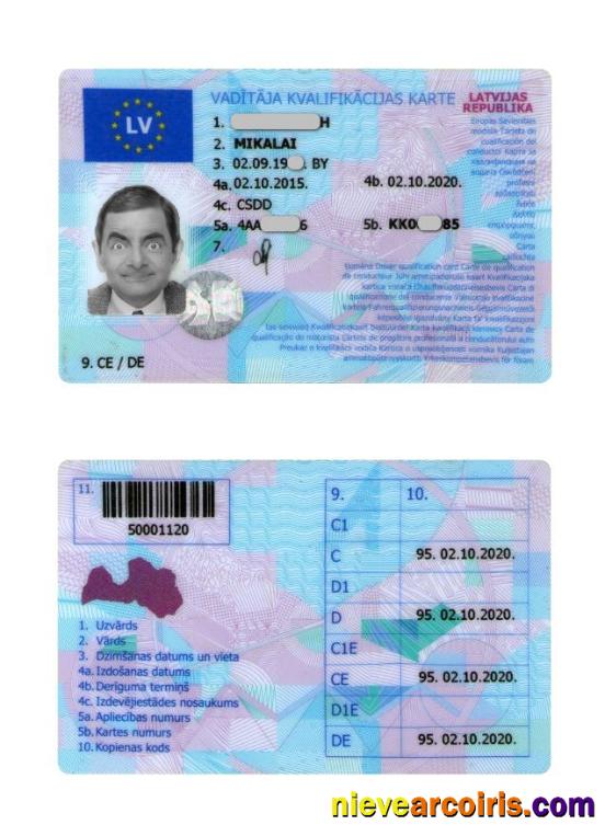 Latvia DL Template