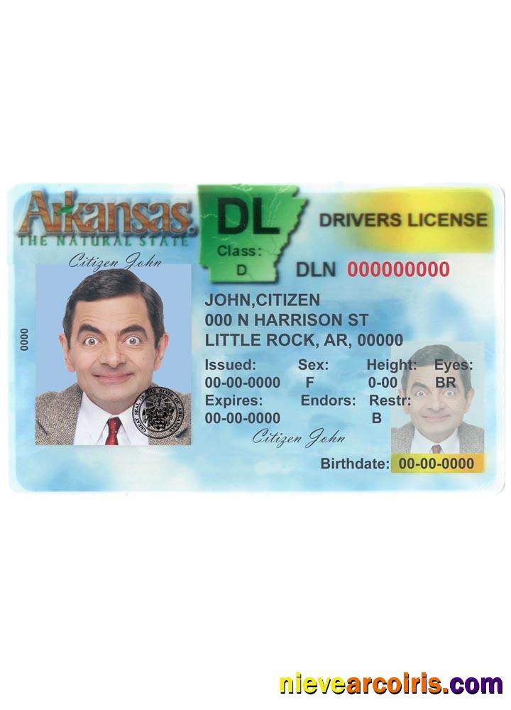 USA Arkansas DL Version 2 (Front) Photolook