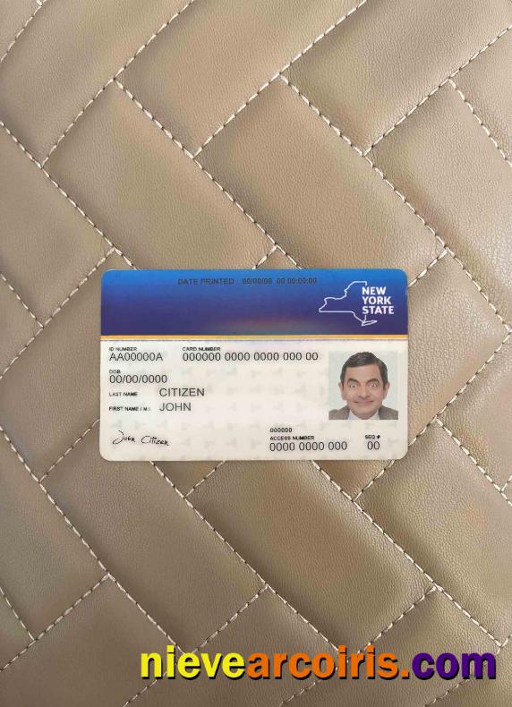 USA New York Medical Card Photolook FRONT Preview