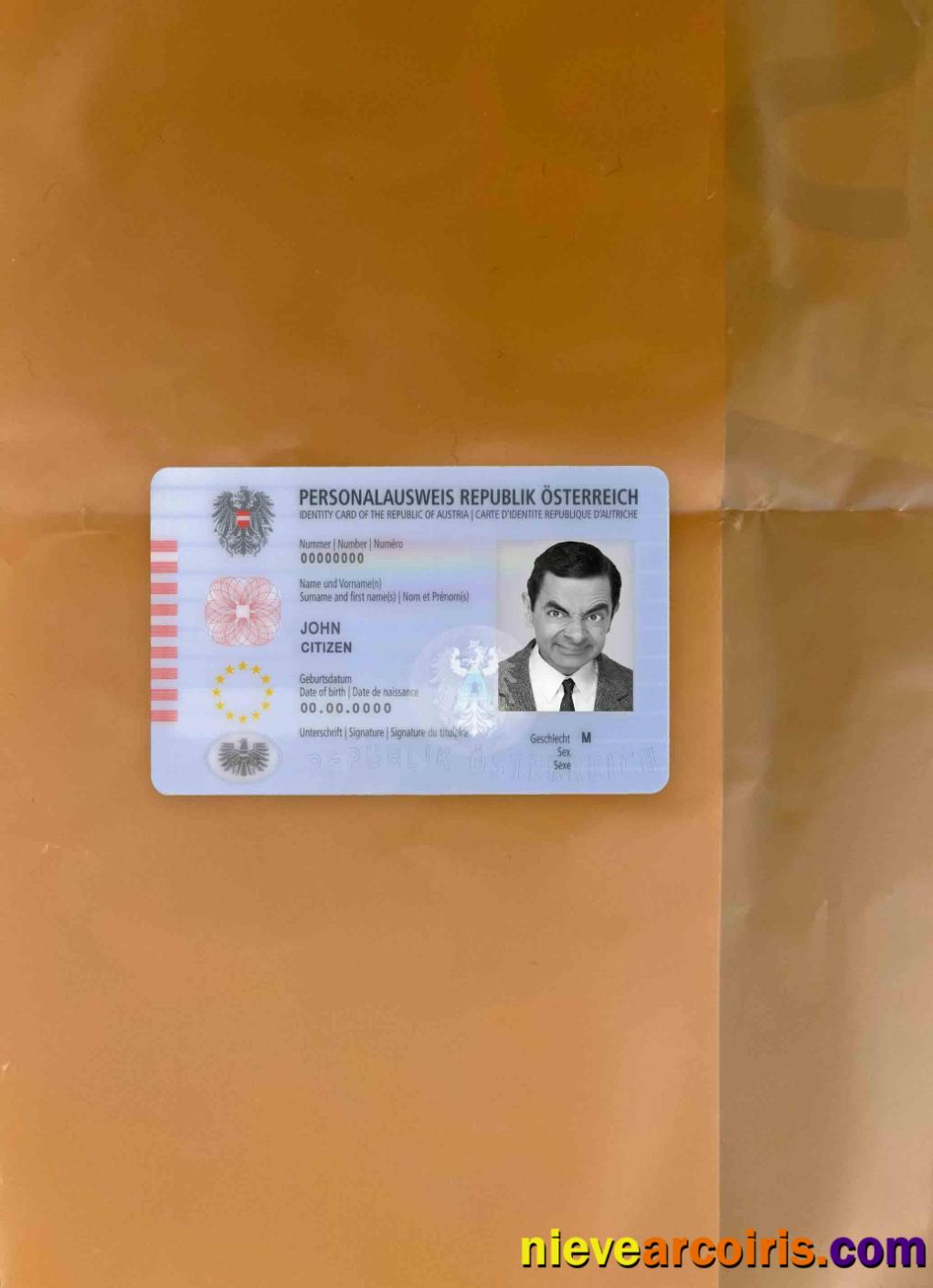 Austria ID Photolook FRONT Preview