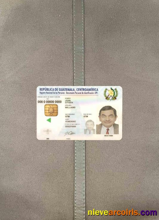 Guatemala ID Photolook FRONT Preview