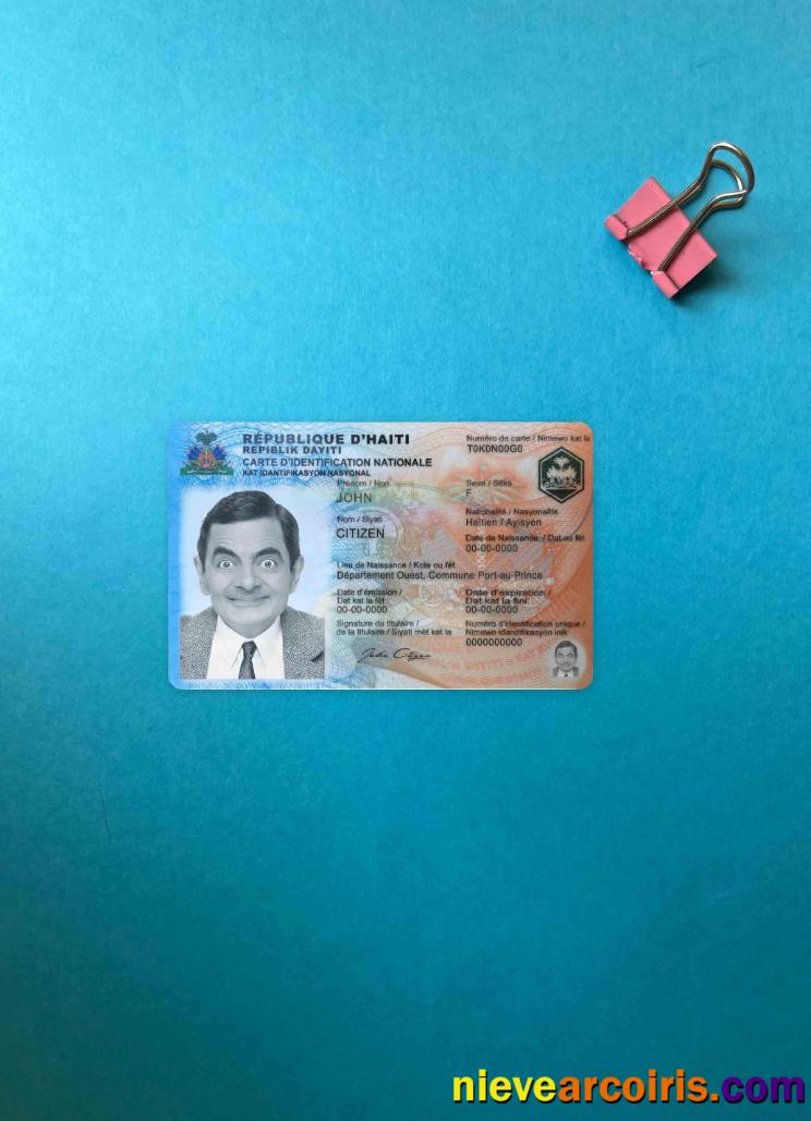 Haiti ID Photolook FRONT Photolook