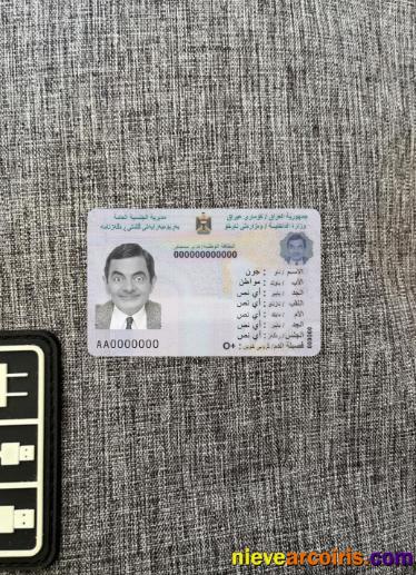 Iraq National ID Card Photolook Front Sample