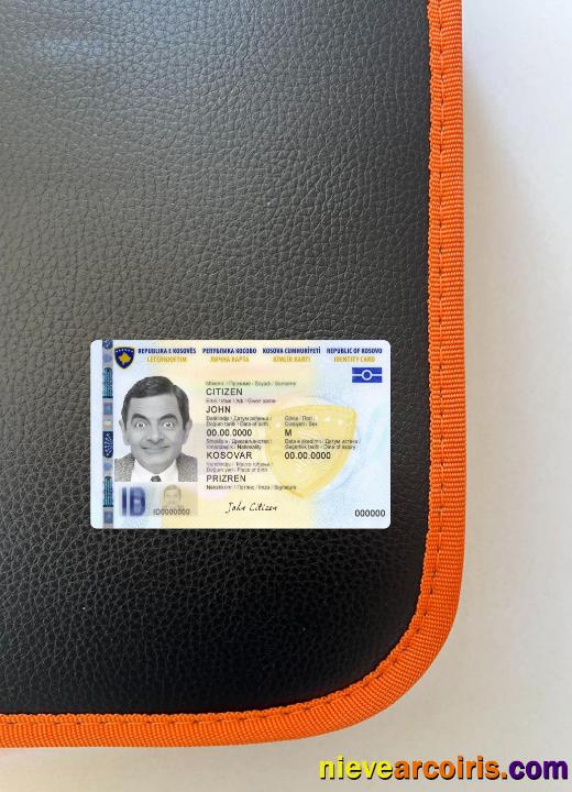 Kosovo ID Card Photolook Front Preview