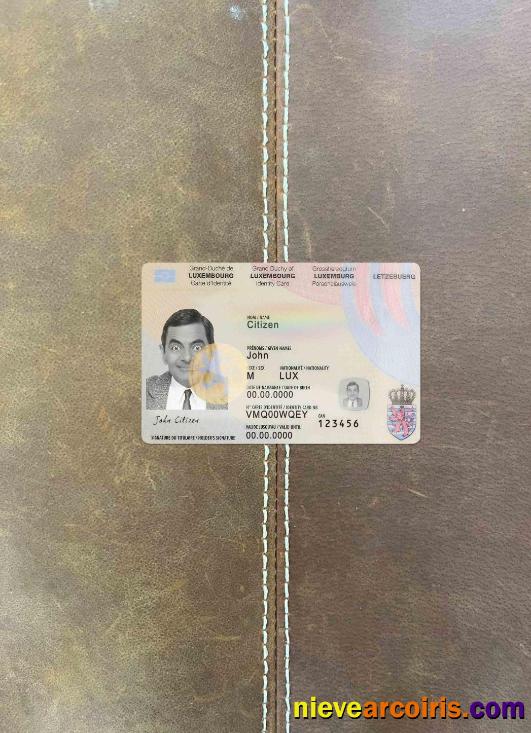 Luxembourg ID Card Photolook FRONT Photolook
