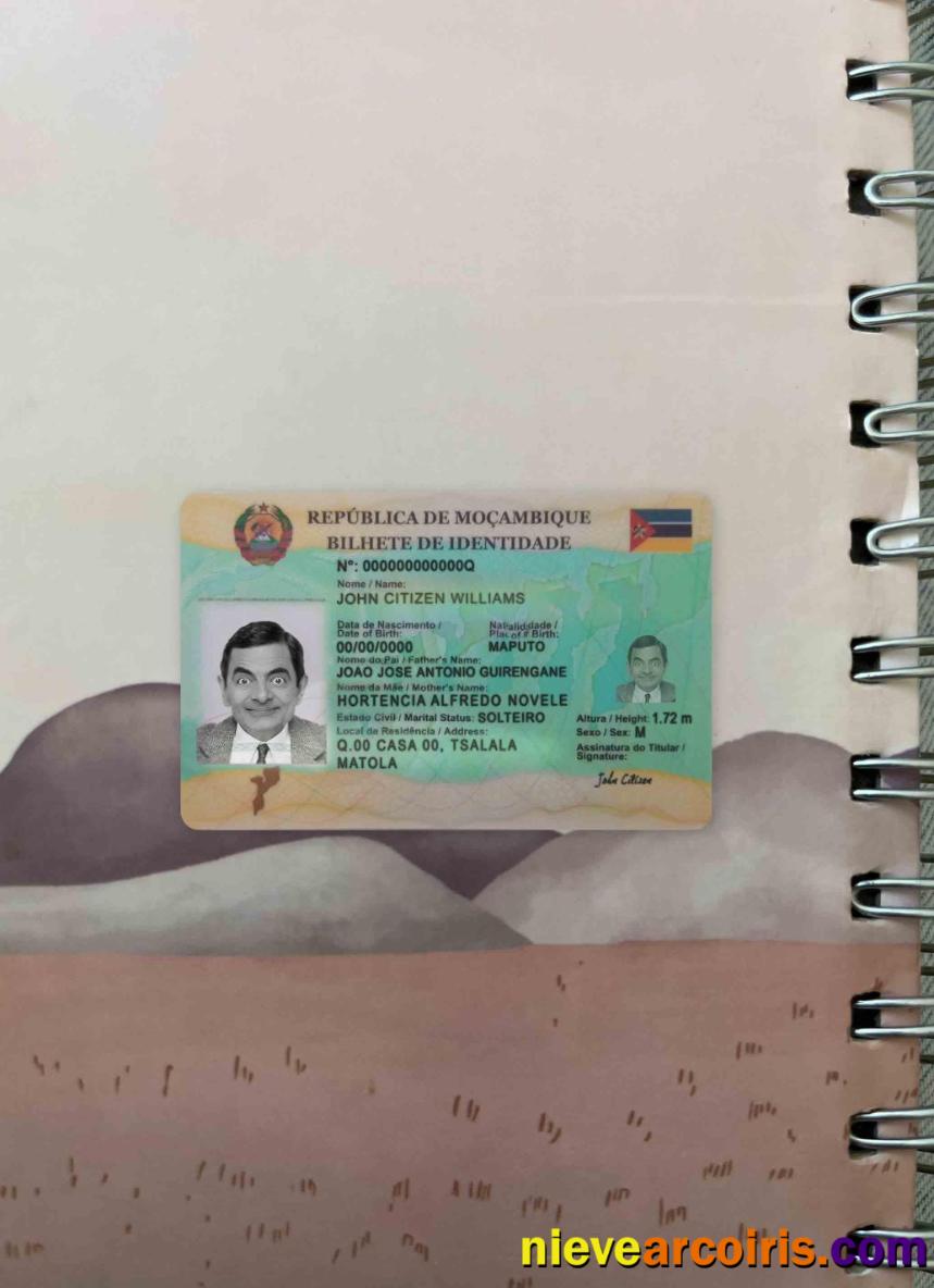 Mozambique Id Photolook FRONT Photolook